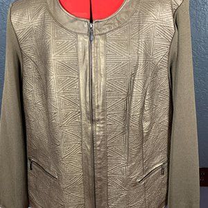 WOMEN'S LEATHER JACKET by HYGARD COLLECTION (Size 3X)